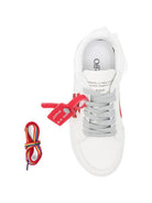 Sneakers per bambino Off White Kids bianche con dettagli grigi OBIA003S26LEA001 0105 OFF WHITE KIDS 