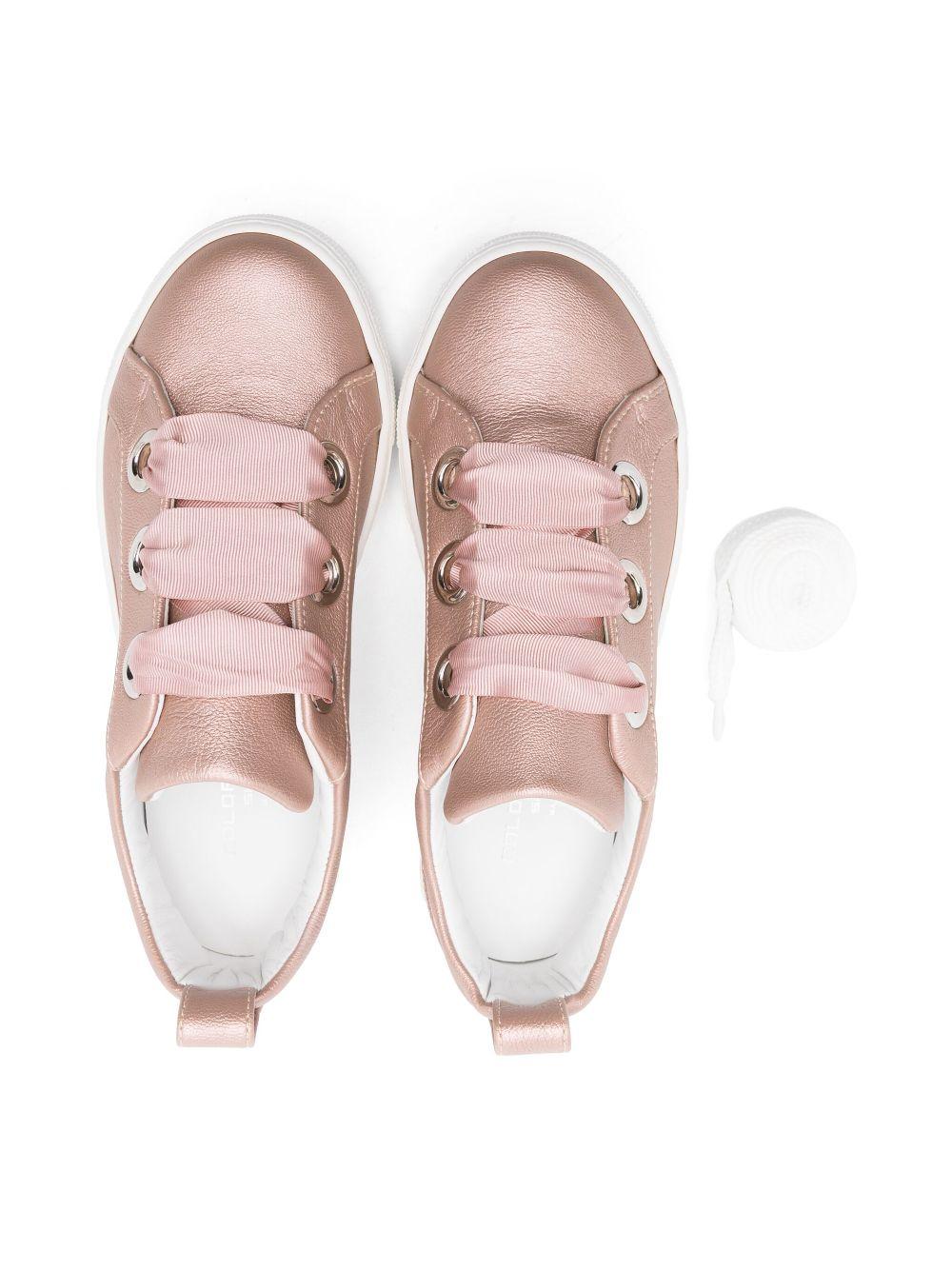 Sneakers per bambina Colorichiari rosa con soletta in pelle con logo FJ958172 4114 82 COLORICHIARI KIDS 