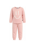 Pigiama per bambina Molo Kids rosa con motivo smiley 6W26R503 5724 MOLO KIDS 
