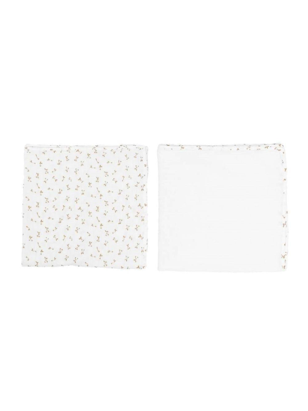 Set di bavaglini per neonati Bonpoint Kids bianco con stampa di ciliegie (set da due) PERPACW00003 632 BONPOINT KIDS 