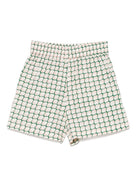 Shorts per bambina Scotch & Soda Kids beige con stampa 179300 270 SCOTCH&SODA KIDS 