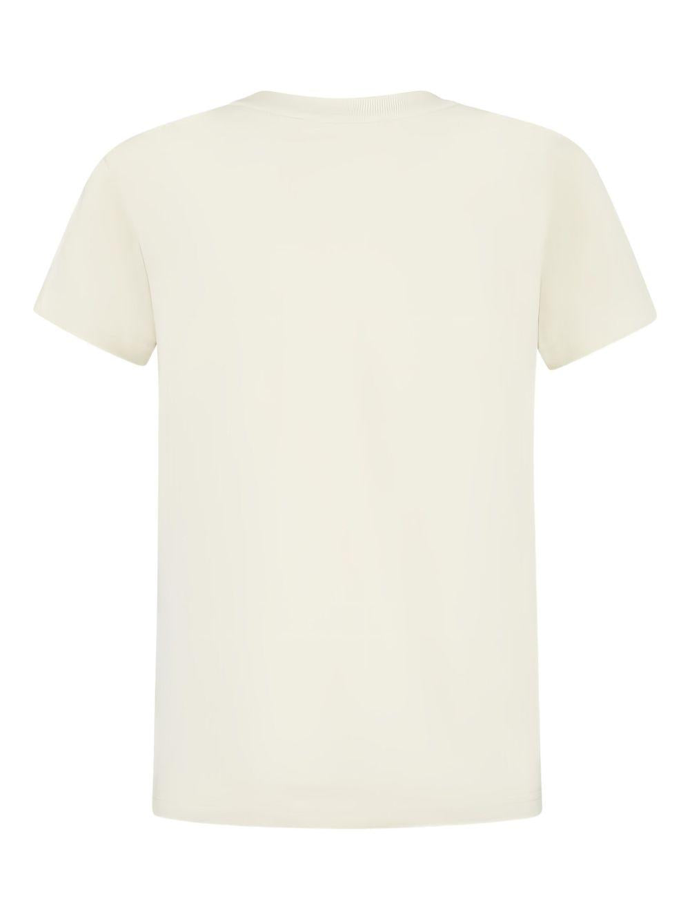 T-shirt da bambino Boss Kids bianca con stampa logo J52711 21C BOSS KIDS 