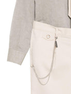 Completo confort  per bambino Colorichiari beige a doppiopetto MC508360 4893 21 COLORICHIARI KIDS 