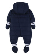 Tuta per neonato Boss Kids blu con muffole rimovibili J52516 849 BOSS KIDS 