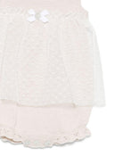 Body per neonata Paz Rodriguez beige con motivo a pois 020-123499 79 PaZ RODRIGUEZ KIDS 