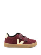 Sneakers per bambini Veja Kids rosse con dettagli in effetto pelle SV0321749 AMARANTE SUN VEJA KIDS 