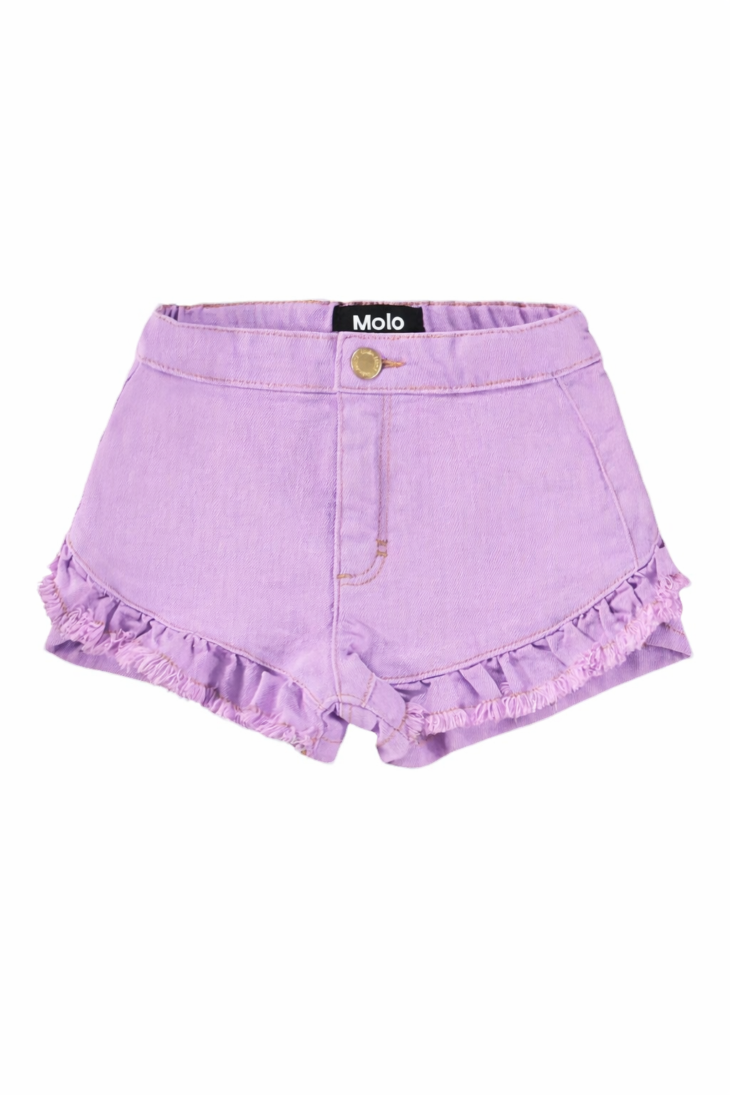 Shorts Agnetha per bambina Molo viola con rifinitura con ruches 2S26H114 5640 MOLO KIDS 