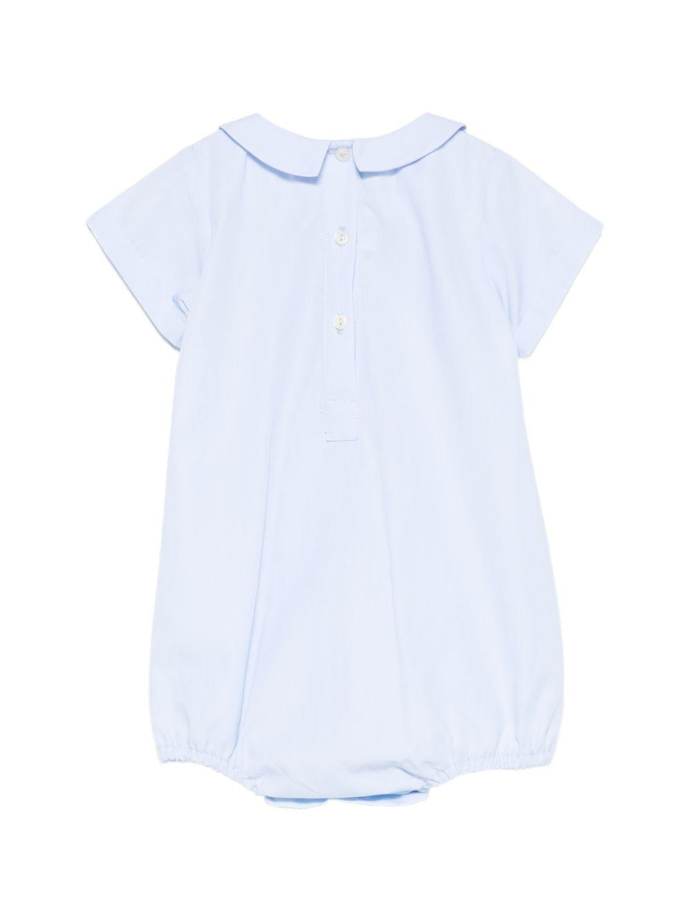 Tutina per neonati Mariella Ferrari azzurro chiaro con colletto Peter pan PLP14BIS 003 MARIELLA FERRARI 