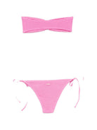 Bikini da donna MC2 Saint Barth fucsia con dettagli arricciati VIR0008 09089L MC2 ST. BARTH 