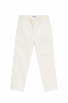 Pantaloni per bambino DONDUP Kids bianco con chiusura a bottone DMPA1800RA029 0000 DONDUP KIDS 