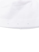 Berretto per neonato La Stupenderia bianco con ricami sulla tesa 2TBCP53 N01AZZ LA STUPENDERIA 