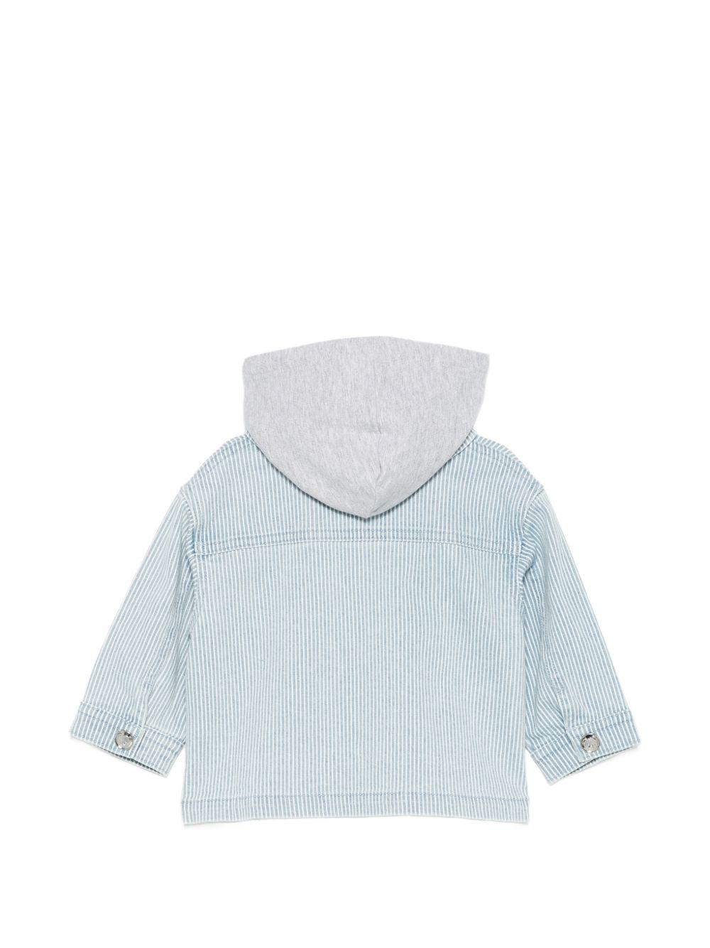 Giacca per neonato Moschino Kids multicolore con stampa orsetto sul davanti MUA00ALXE63 86816 MOSCHINO KIDS 