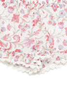 Shorts Vallaloid per neonata Louise Misha bianco con stampa fiori all-over FRI-S26-S0070 CREAM LOUISE MISHA KIDS 