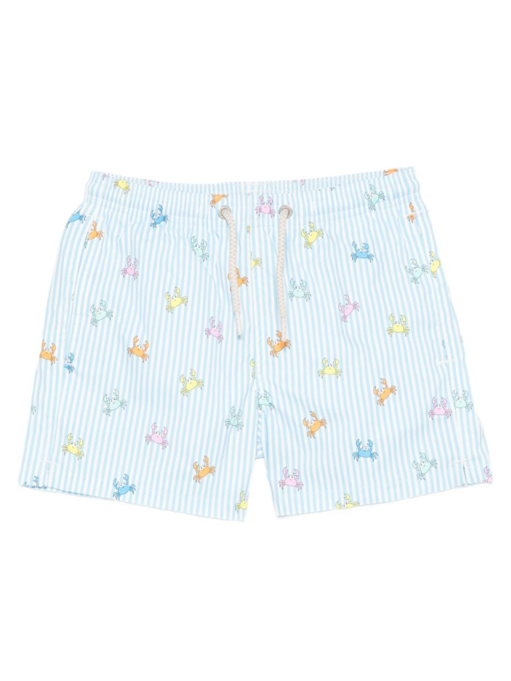 Costume per bambino MC2 Saint Barth Kids azzurro con stampa granchi all-over JEA0022 01081L MC2 ST. BARTH KIDS 