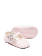 Ballerine per neonata BabyWalker rosa con farfalle PB1658 PINK BABYWALKER KIDS 