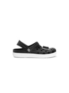 Sandali per bambini Dolce & Gabbana Kids neri con applicazione logo sul davanti DN0213 AT079 80999 DOLCE & GABBANA KIDS 