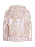 Giubbino per bambina Bonpoint rosa con stampa ciliegie S06GOUW00004 625 BONPOINT KIDS 