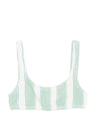 Bikini Baker W MC2 Saint Barth Kids verde a righe BAK0002 03813L MC2 ST. BARTH KIDS 