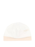 Set tutina, berretto e bavaglino per neonati Fendi Kids bianco con stampa orsetto BUK167 ST8 F0TU9 FENDI KIDS 