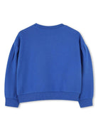 Felpa per bambino Kenzo Kids Festive blu con stampa con tigre K60979 829 KENZO KIDS 