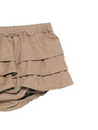 Shorts per neonata Douuod Kids beige con ruches DZ7021 G0073 343 DOUUOD KIDS 
