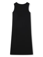 Abito per bambina Givenchy Kids nero con placca 4G con logo sul retro H30777 09B GIVENCHY KIDS 
