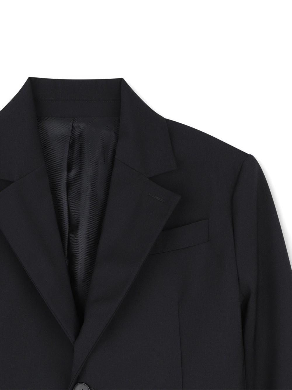 Giacca per bambino Givenchy Kids nera con revers classici H31407 09B GIVENCHY KIDS 