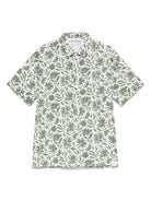 Camicia per bambino Paolo Pecora Kids bianco con stampa floreale PP4035 OLIVA PAOLO PECORA KIDS 