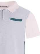 Polo per bambino Bonpoint verde con taschino C06BJUK00001 103 BONPOINT KIDS 