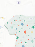 Set di tre body per neonato Petit Bateau multicolore con stampa grafica A0GYJ 00 PETIT BATEAU KIDS 