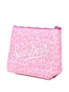 Pochette Aline MC2 Saint Barth rosa con stampa animalier ALIN001 03479L MC2 ST. BARTH KIDS 
