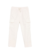 Pantaloni per bambino Paolo Pecora Kids bianco con tasca cargo PP4114 BURRO PAOLO PECORA KIDS 