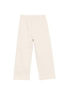 Pantalone per bambino Palm Angels Kids beige con striscia laterale PBCH012S26FLE001 092 PALM ANGELS KIDS 