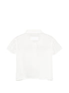 Camicia per bambina Balmain Kids bianca con colletto classico BY5A61 K0282 101 BALMAIN KIDS 