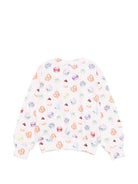 Felpa per bambina Molo beige con stampa grafica all-over 2S26J213 9542 MOLO KIDS 