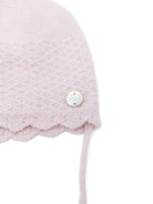Berretto per neonata Paz Rodríguez rosa con pompon 040-113161 37 H109 PaZ RODRIGUEZ 