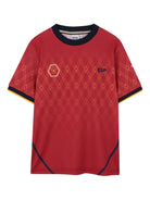 T-shirt per bambino Boss Kids rossa con motivo a rombi J53254 978 BOSS KIDS 