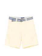 Shorts per bambino Polo Ralph Lauren Kids giallo con cintura a righe 322963291 501 Ralph Lauren kids 
