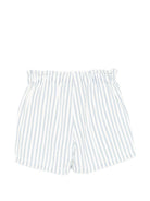 Shorts per neonati Moschino Kids bianco con motivo a righe MDQ00GLSE02 83689 MOSCHINO KIDS 