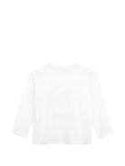 T-shirt per bambini Kenzo Kids bianca con stampa grafica K62020 117 KENZO KIDS 