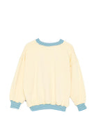 Felpa per bambina Mini Rodini multicolor con scritta "To the moon and back ricamata" 26220163 YELLOW MINI RODINI KIDS 