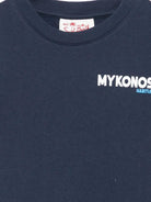 T-shirt per bambino MC2 Saint Barth Kids blu navy a girocollo PRL0001 02308L MC2 ST. BARTH KIDS 