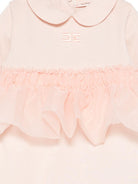 Tutina per neonata Elisabetta Franchi La Mia Bambina con ruches ENTU1560JF054 C036 ElISABETTA FRANCHI KIDS 