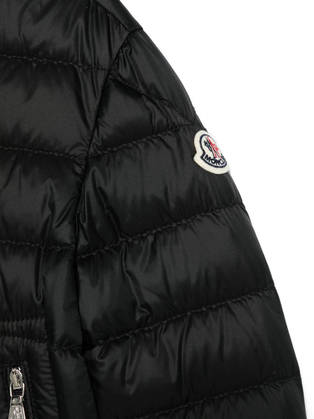 Piumino Acorus per bambino Moncler Enfant nero con polsi regolabili L19541A00035597YF 999 MONCLER KIDS 