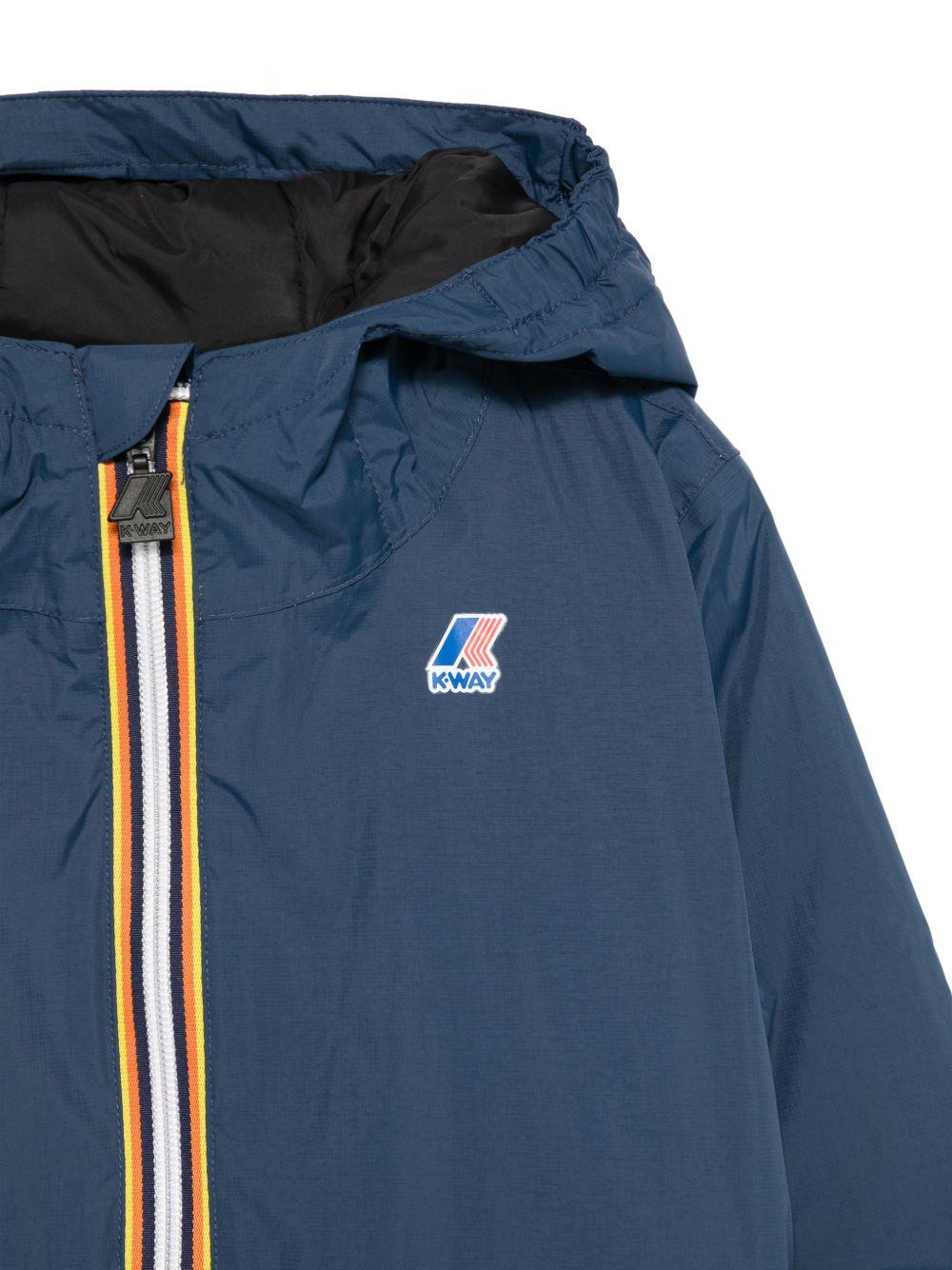 Giubbino per bambino K-Way Kids blu con cerniera K7141FW B67 K-WAY KIDS 