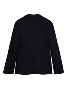 Blazer monopetto per bambino BOSS Kids blu con revers classici J52382 862 BOSS KIDS 