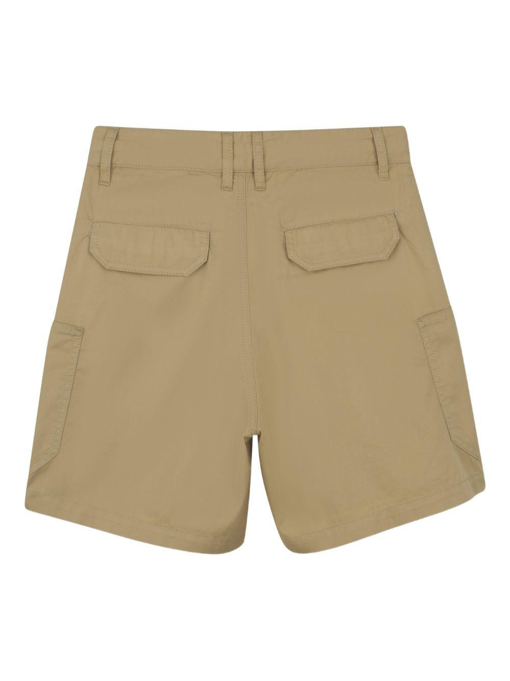 Shorts per bambino Givenchy Kids beige con dettaglio logo H31107 222 GIVENCHY KIDS 