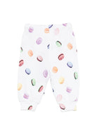 Pantaloni per neonati Molo beige con fantasia simeon 6S26I205 9571 MOLO KIDS 