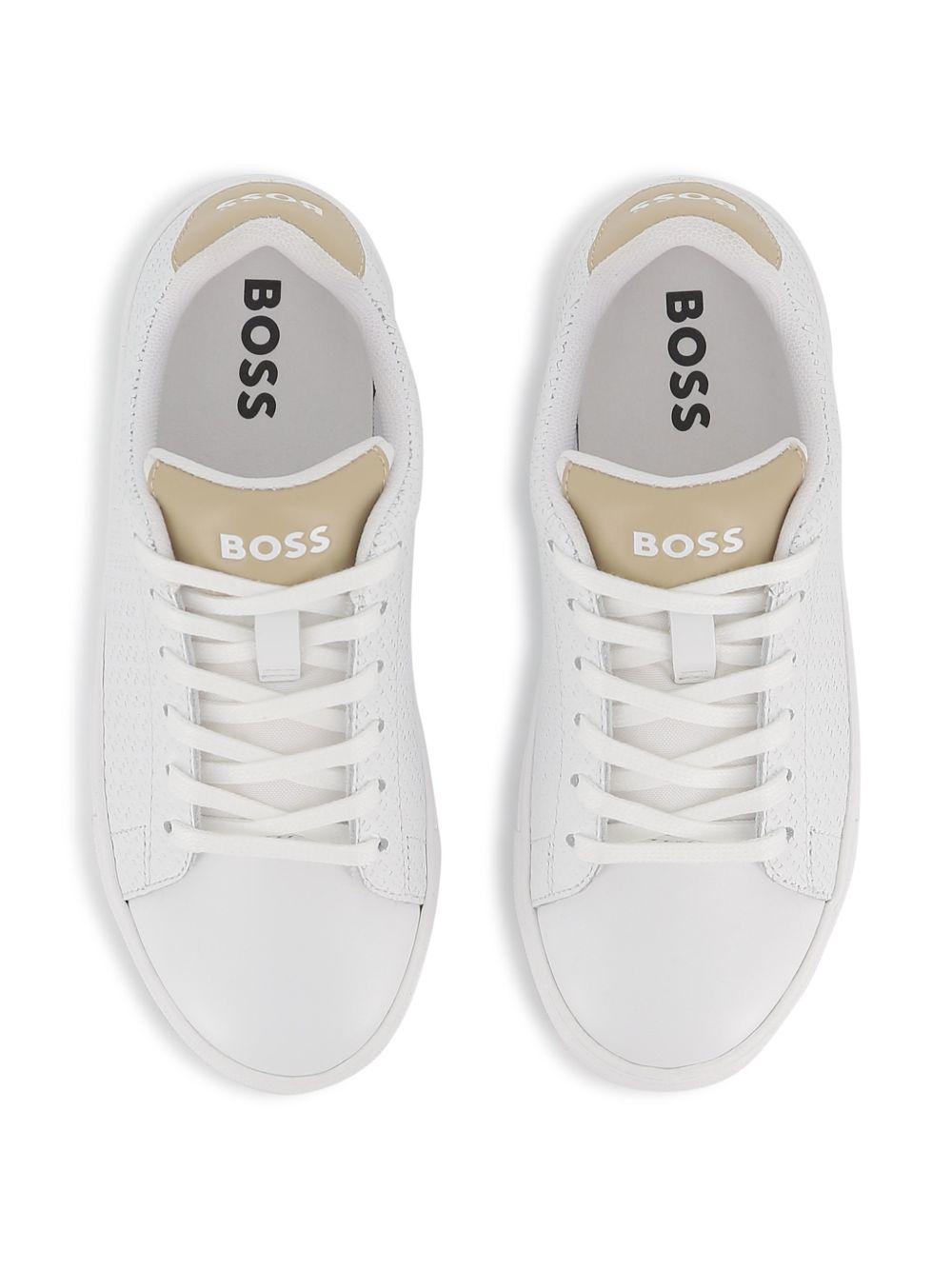 Sneakers da bambino Boss Kids bianche con lacci J52803 10P BOSS KIDS 
