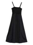 Abito Charlize per bambina Molo nero con corpetto arricciato 2S26E120 0099 MOLO KIDS 